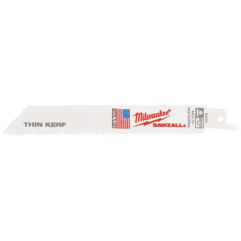 48475091 Milwaukee Tigersågblad 8/12T, 5-pack 150 mm Expressleverans